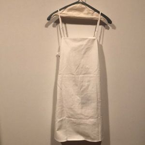 White mini dress